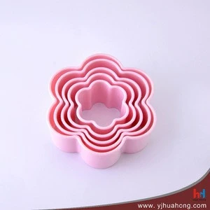 Flower Shaped Plastic Cookie Cutter