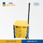 Folding Boot shopping Cart /Trolley/ Crate Shopping Trolley on Wheels