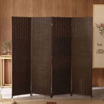 Folding Partition Screen Rattan Room Divider Screen Room Divider Screens & Room Dividers