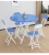 Import Folding round  cafe table Restaurant Bistro Outdoor folding table and chair Portable stall small table from China
