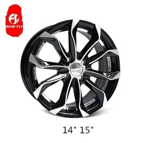 Forged aluminium alloy wheel rim for automobile car Al alloy hub car wheel in 14/15/16/17 inch