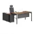 Import Foshan executive office desks design tables and chairs set ceo furniture wooden office furniture desks from China