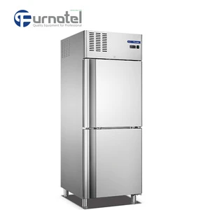 FRCF-2-2 Stainless Steel Refrigerator Industrial Vertical Refrigerator and Freezer with Factory Price