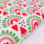 Free Sample Factory Polyester Spandex Fashion Pattern Liverpool Digital Printing Custom Bullet Print Fabric For Hair Bow