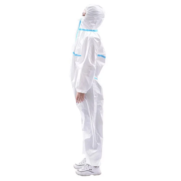 Free shipping High quality Stock CE FDA 2020 Factory Disposable Isolation Coverall Suit Anti Virus Protective Clothing