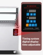 Full Automatic Durable Drum Peanut Nuts Peanut Roaster Roasting machine smart model with timer and temperature control for sale