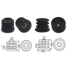 Furniture 22mm and 25mm round tube plug with inner bolt