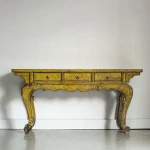 Furniture factory distressed old China furniture vintage paint 3-drawer console table