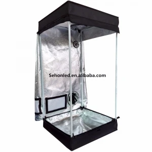 Garden Greenhouse Oxford Fabric 600D Mylar Black Led Grow Tent home hydroponics system