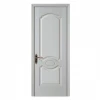 GO-B10  Modern titanium white primer door skin panel wood grain moulded mdf/hdf door skin sheet