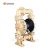 GODO QBY3-80F mud water pump Double Diaphragm Pump Acid Resistant Waste Water Chemical Pump