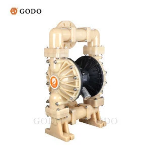 GODO QBY3-80F mud water pump Double Diaphragm Pump Acid Resistant Waste Water Chemical Pump