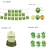 Import Gold and Green 2024 New Year Graduation Party Supplies New Year Banner Decoration For  Graduations Grade Decorations Set from China