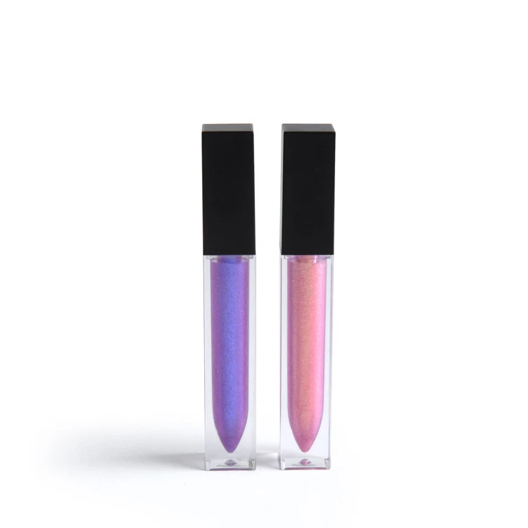 Gold Glitter Liquid Lipstick Vendor Natural Lip Gloss Kits Set Private Label