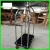 Import gold stainless steel decorative used hotel luggage trolley carts bellman cart for sale from China