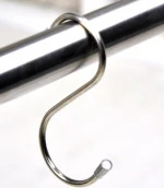 Good Quality 304 Stainless steel metal hook Kitchen Bedroom large round S Shaped s hooks
