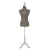 Import Grey color fabric cheap female mannequin for sale with wooden base from China