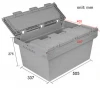 Guangzhou Wholesales Storage Container Plastic Logistic Moving Box