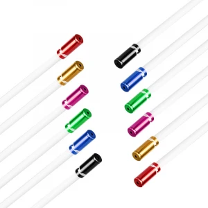 GUB 4mm 5mm Aluminium Shift Brake Cable End Cap For MTB Road Bike Colorful Cable Bicycle Derailleur Brake Cable End Tip Cap
