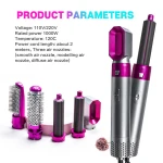 Hair Brush Private Label Flat Iron Hot Air Pick Electric Comb One Step Hair Dryer Fast Hair Straightener Brush Hot Air Brush