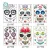 Import Halloween Decor Tattoo Stickers Eco-friendly Waterproof Props Temporary Face Sticker Atmosphere Masquerade Tattoo from China