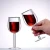 Import Hand made borosilicate glass double wall red wine cup double wall glass goblet from China
