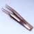 Import Hand made Personalized anti static Best Applicator Mink Eye Lash Set Strip Rose Gold lash extension tweezers 90 and 45 Degree from China