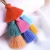 Import Handmade Boho Layered Silk tassel Fringe keychain for handbag Purse Charm Tassel Pendant from China
