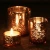 Import Handmade mercury colored antique gold tea light Candle Holder for Wedding from China