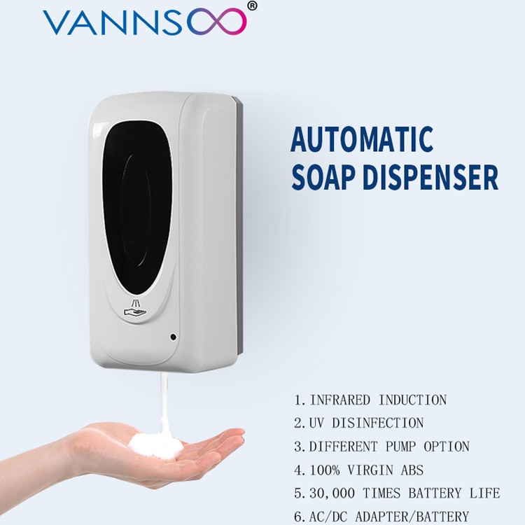 Hands Free Automatic Soap Dispenser Sensor Sanitizer Dispenser Foam Soap Dispenser