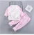 Import Hao Baby The New Private Rainbow Pajamas With Velvet Suit Children Cotton Underwear from China