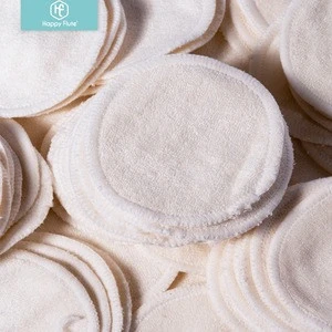 HappyFlute washable facial cleaning pad cotton bamboo makeup remover pads