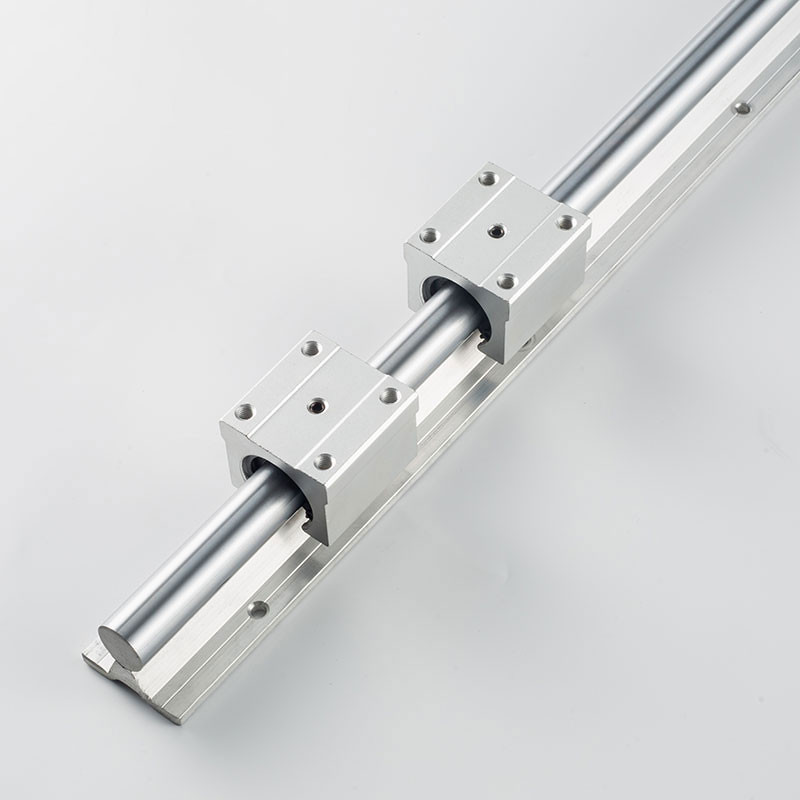 Buy Hardened Sbr Aluminum Bracket Optical Axis Slide Rail Linear Guide ...