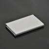 Having high quality delicate metal leather wallet credit card holder for business gift also can customize