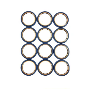 HBY seal of Hallite H660 HBY-45 hydraulic cylinder rod buffer seal of excavator repair kit