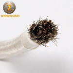 Heat resistant rubber coated flexible copper silicone wire