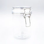 Heat Sale Square Food Grade plastic Airtight Canisters body butter hermetic jar for bath salt and body scrub