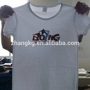 heat transfer printing t shirt ,childrens white tshirts with printing logo