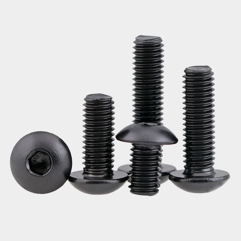Hexagon socket head bolts  316 stainless steel pan head plated with black zinc  socket head bolts Fastener Factory  screws