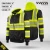 Import Hi-vis safety hooded jacket EN 20471 class 1work uniform workwear  High Visibility Reflective Strips Sweat Shirt from China