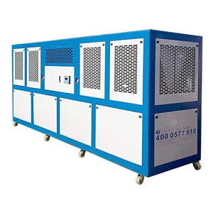 High Effective Cooling Capacity Air Cooled Screw Chiller For Plate Pipe Extrusion Factory