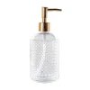 High end Glass travel toiletry bottle refillable size perfume bottles hand sanitizer bottle with pump