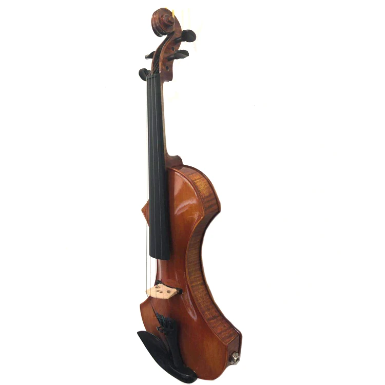 High-grade musical instruments handmade flame maple Electroacoustic violin