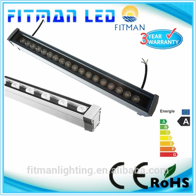 High-power 18W 46*46*1000 IP65 waterproof outdoor led flood light LED Wall washer lamp Landscape Wash wall light