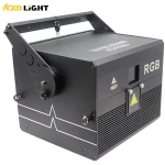 High Power RGB Laser Light 3W Christmas Laser Disco Lighting Dj  Show Performance Price Laser  Equipment With Flight Case