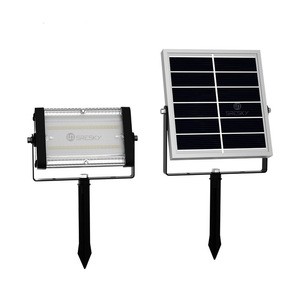 High power waterproof solar parking lot led flood lights for outdoor