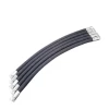 High pressure wire braided hydraulic rubber hose assembly