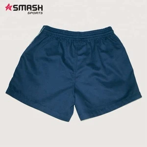 high quality 100% Cotton Twill Rugby shorts , Teamwear rugby shorts with customize logo