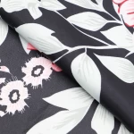 High Quality 100% Polyester Satin Stretch Polyester French Satin Fabric