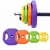 Import High Quality 20kg Body Pump Barbell Set Rubber Coloured Barbell Pump Set from China